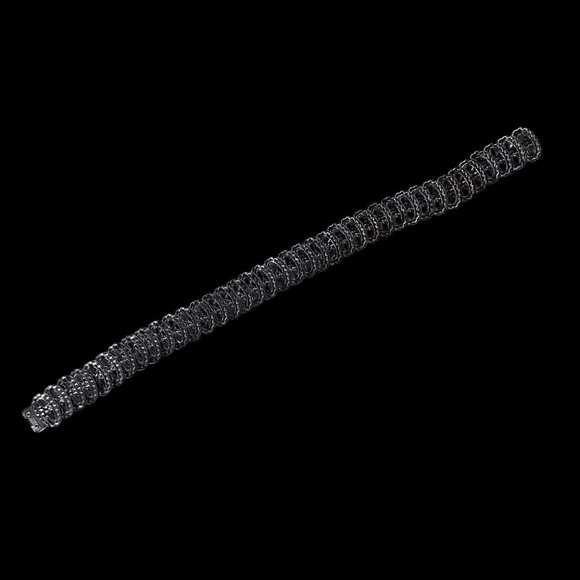 Vintage Western Concho Silver Tone Stretch Belt Floral Medallions Southwestern - Picture 4 of 8